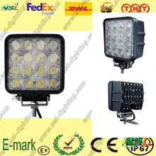 LED Work Light, 16PCS*3W LED Work Light, 12V DC LED Work Light for Trucks